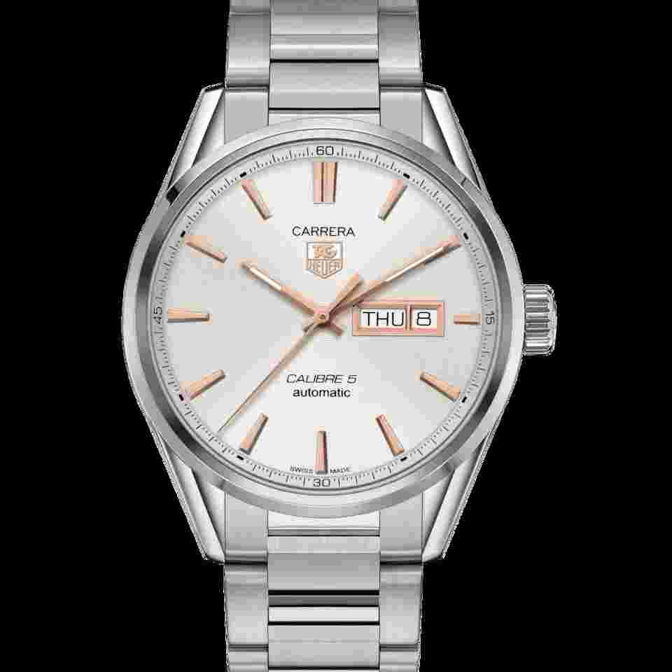 TAG Heuer Carrera Silver Men's Watch - WAR201D.BA0723