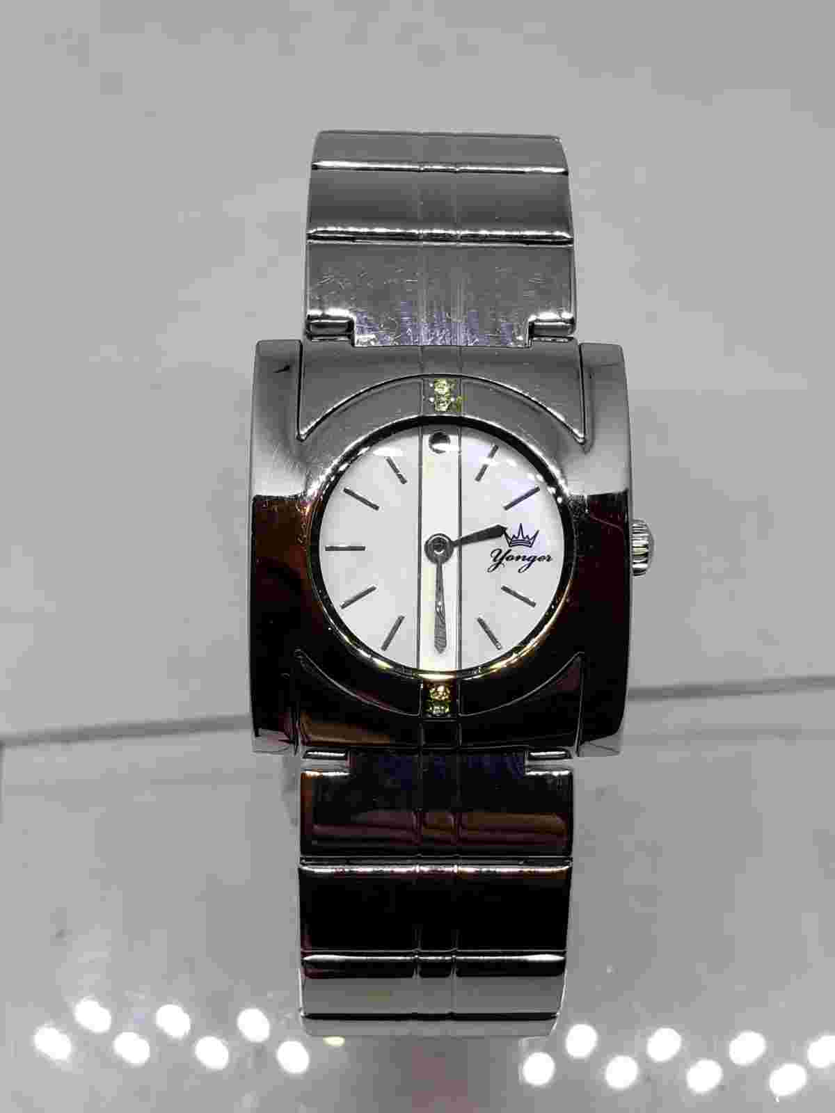 yonger & bresson pour elle toliman mother pearl dial lady watch 30*32 mm