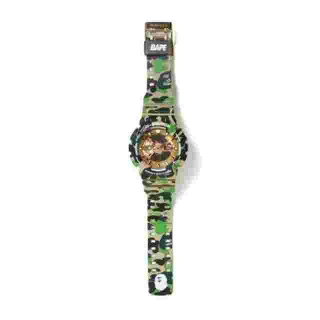 BAPE x G-SHOCK Collaboration Watch 25TH Camouflage Men's Watch Rare /NEW