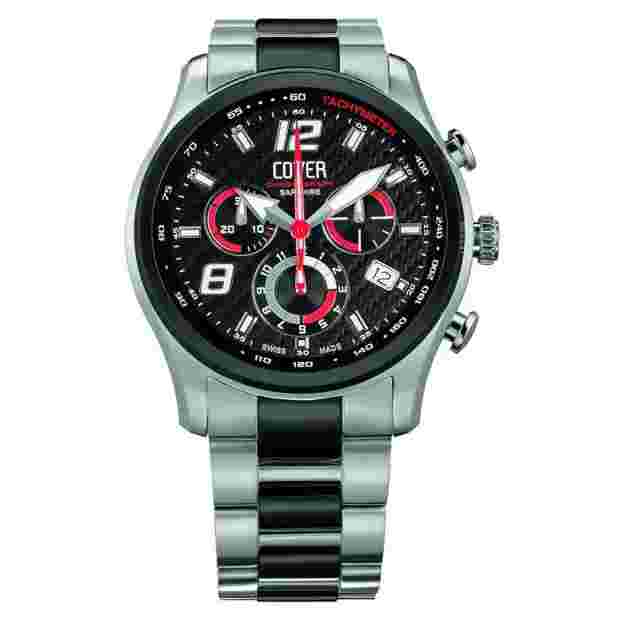 Cover Men Watch Chronograph Swiss Made Co135.BI1M/R NEW