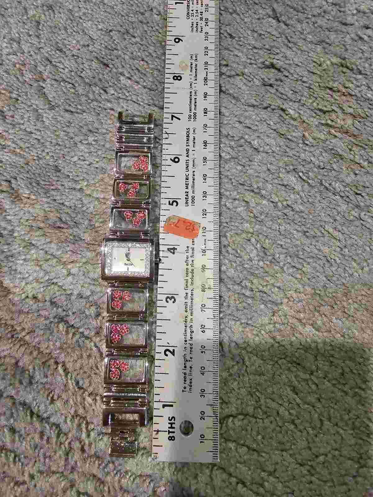 VICTORIA WIECK BEVERLY HILLS WOMEN'S WATCH  SILVER CRYSTAL B4092