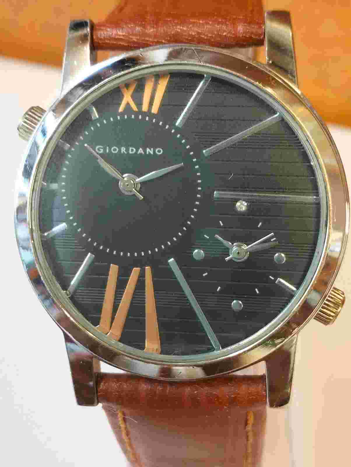 Giordano Quartz Dual Analog 60057 Women's Full Working Condition Vintage Watch