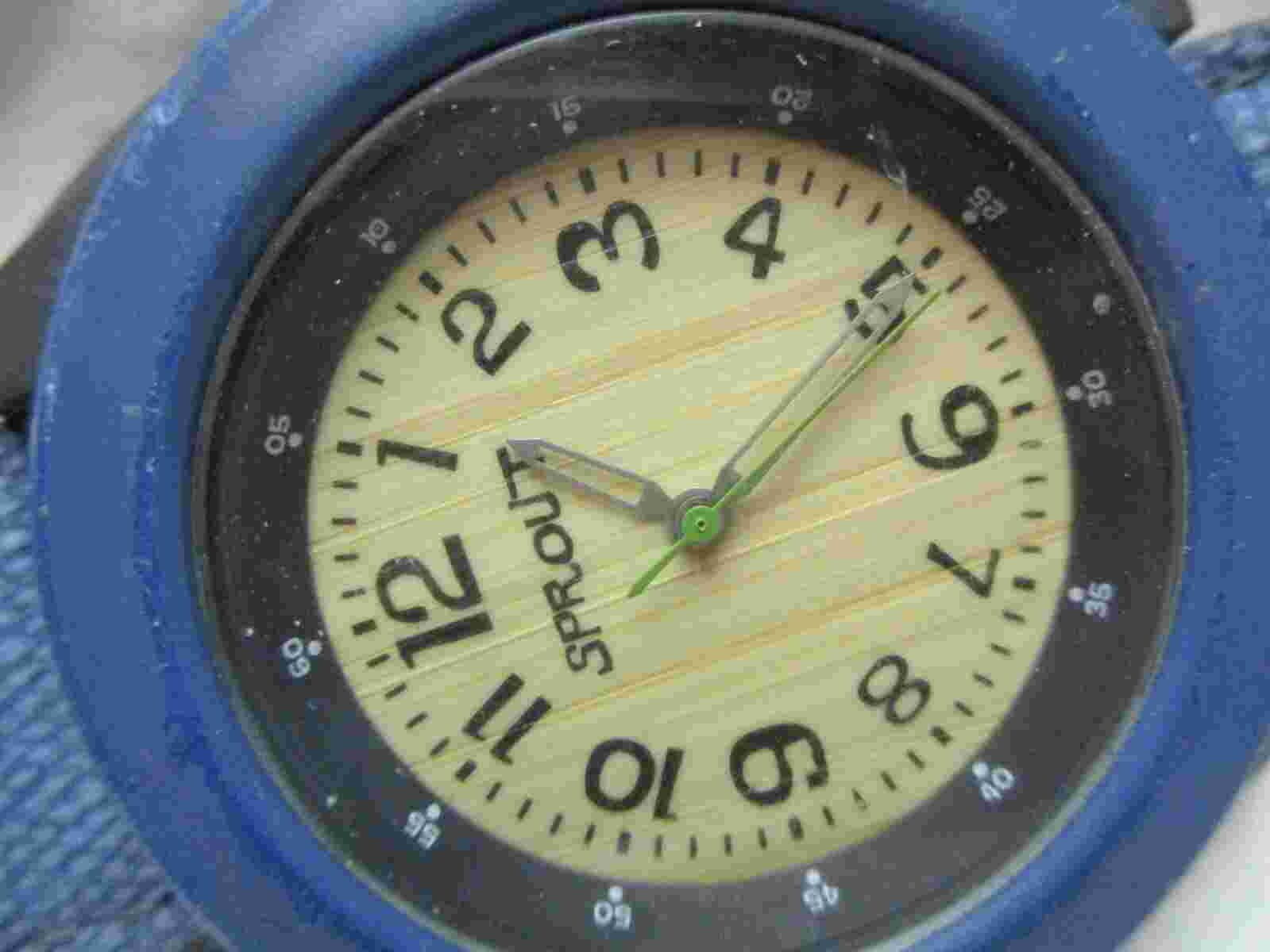 Sprout Corn Resin Biodegradable Wristwatch w/ Adjustable Buckle Band