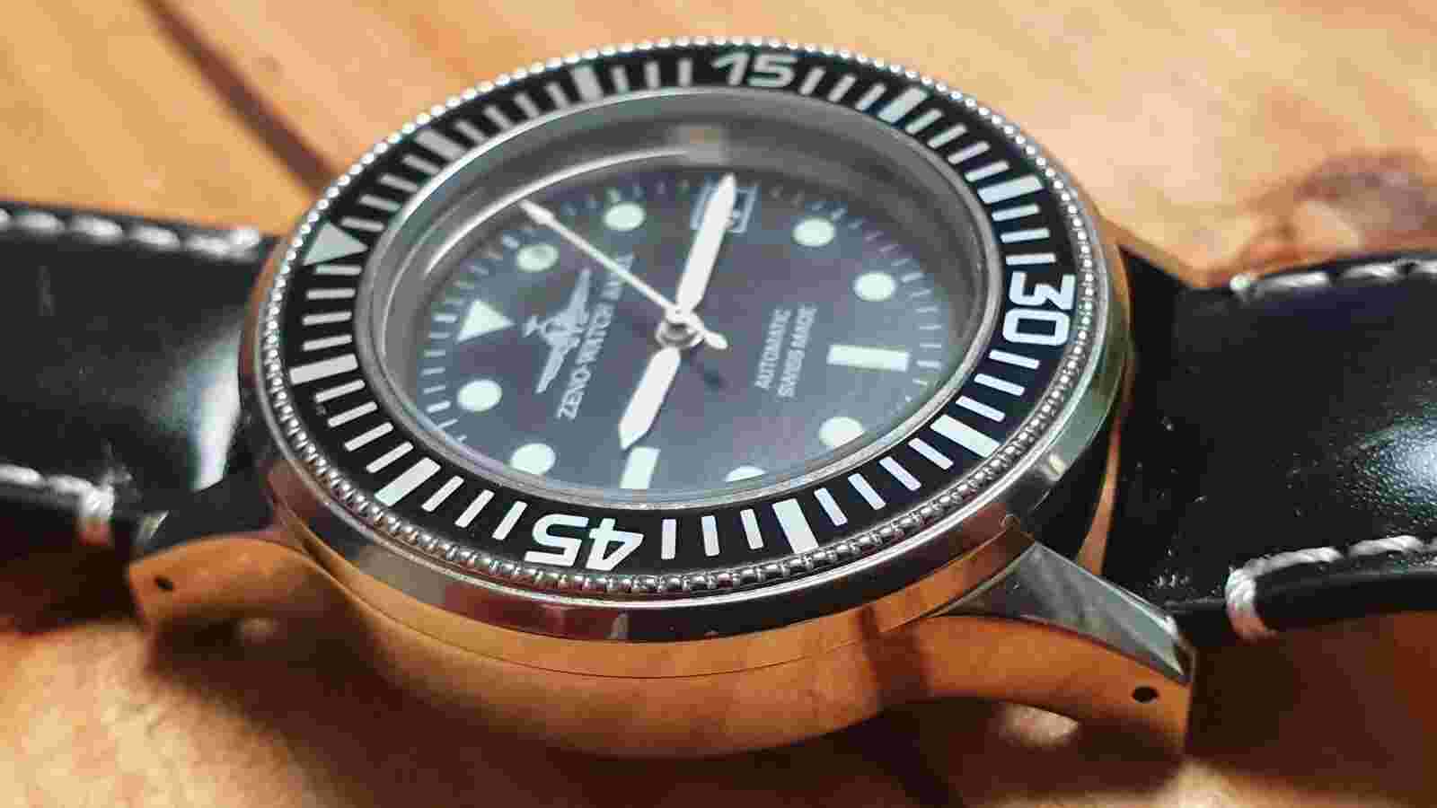 Zeno Watch Basel AS 2063 movement from the 70s Automatic Men watch Swiss made