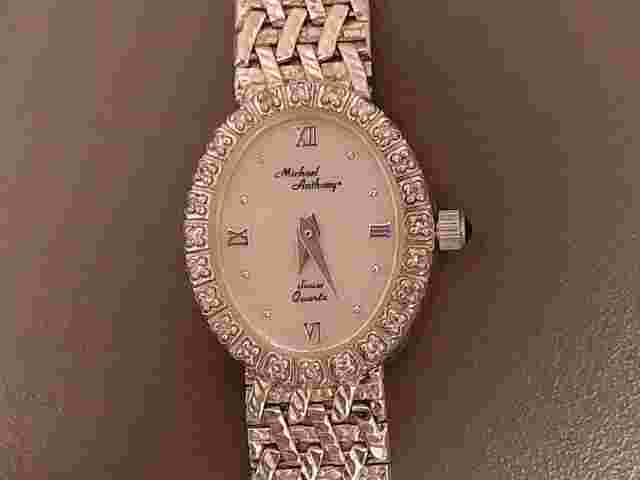 MICHAEL ANTHONY Sapphire & Diamond Lady's Wristwatch LADIES 14KT GOL (CP7025544)