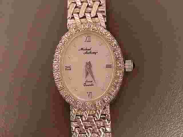 MICHAEL ANTHONY Sapphire & Diamond Lady's Wristwatch LADIES 14KT GOL (CP7025544)