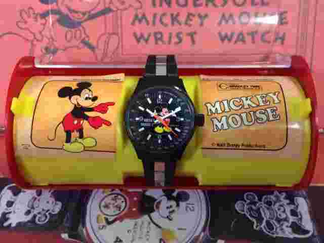 Watch Bradley '78 Mickey Mouse Auto Racer Mechanical Manual Winding and Case