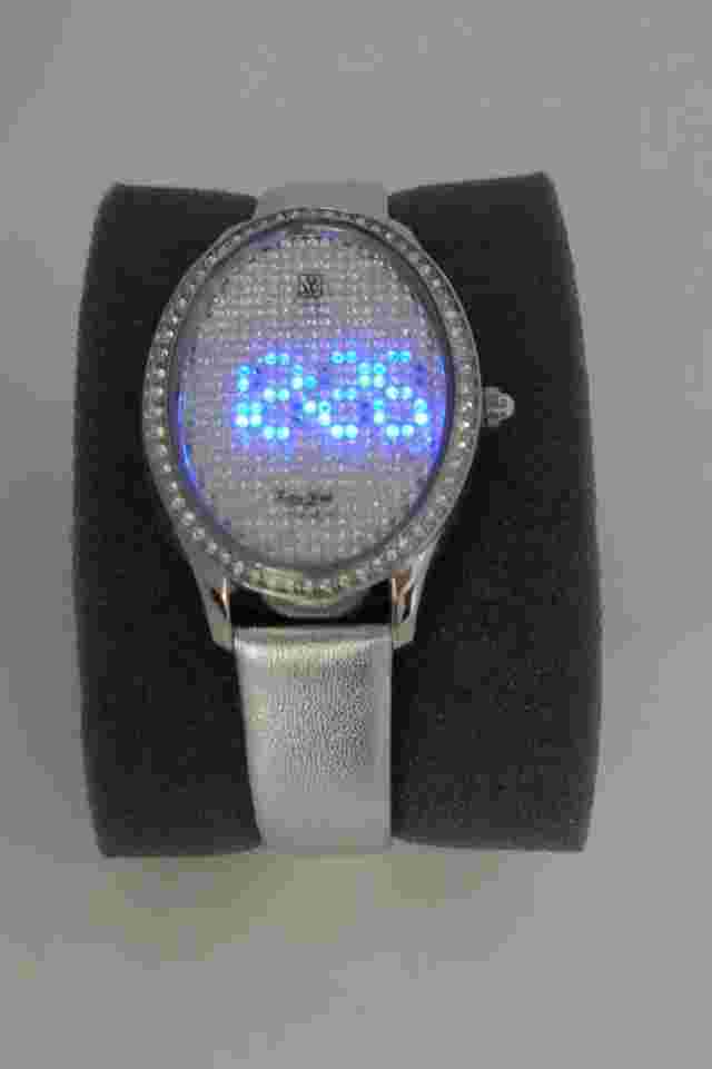 Victoria Wieck Beverly Hills Genuine Leather Digital Quartz Watch
