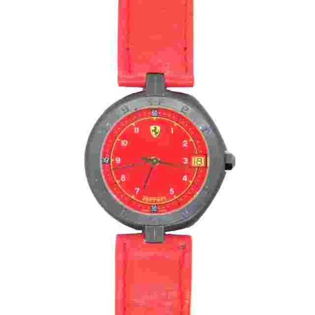 Quartz Watches Ferrari 266524 Red and Black with Date