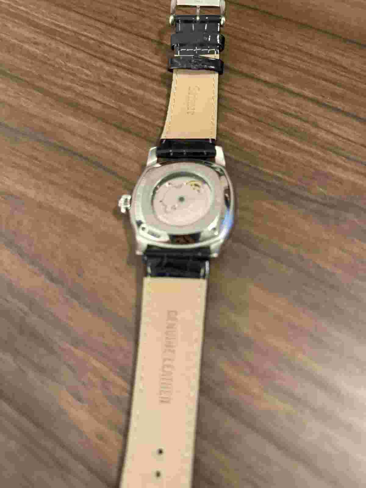 STAUER 1930 DASHTRONIC AUTOMATIC 21 JEWEL JUMP DIAL WRIST WATCH MENS 17469
