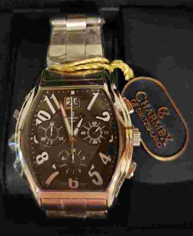 Charmex Of Switzerland Man Watches, Chronograph, Sapphire Crystal.
