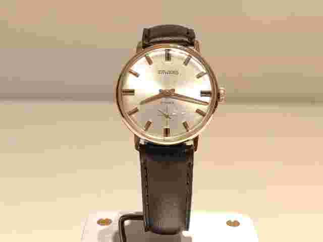 VINTAGE BEAUTIFUL CLASSIC 34mm GOLD PLATED MECHANICAL MEN'S SWISS WATCH"DUWARD"