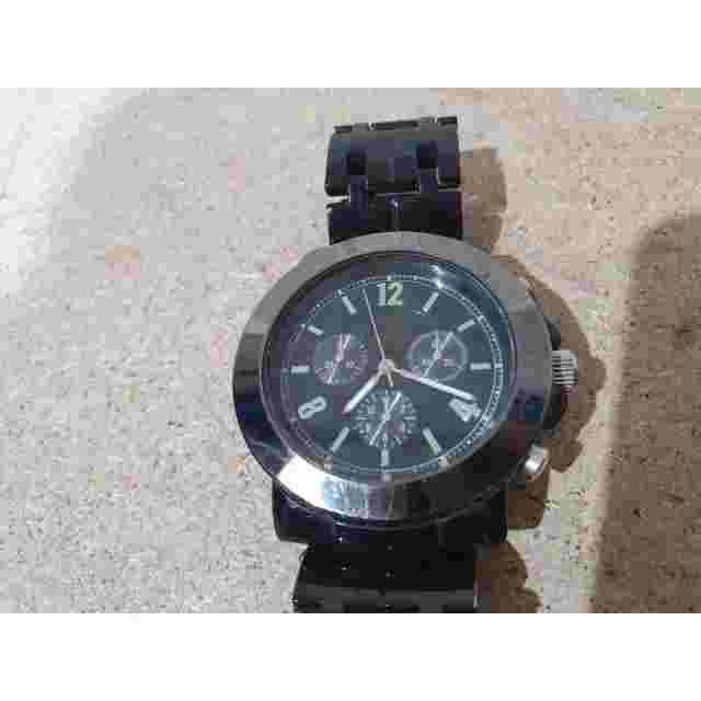 River Island 255964 Wristwatch Mens Steel Strap Analogue Dial Quartz Chronograph