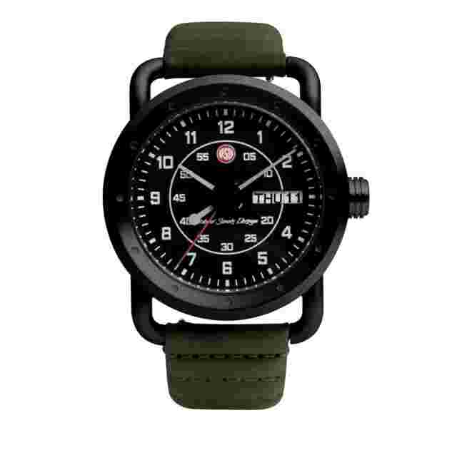 Roland Sands ICON Signature Black Olive Leather Calfskin Band
