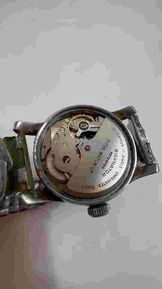Vintage Welsbro Automatic Watch Bidynator Titus Watch Co