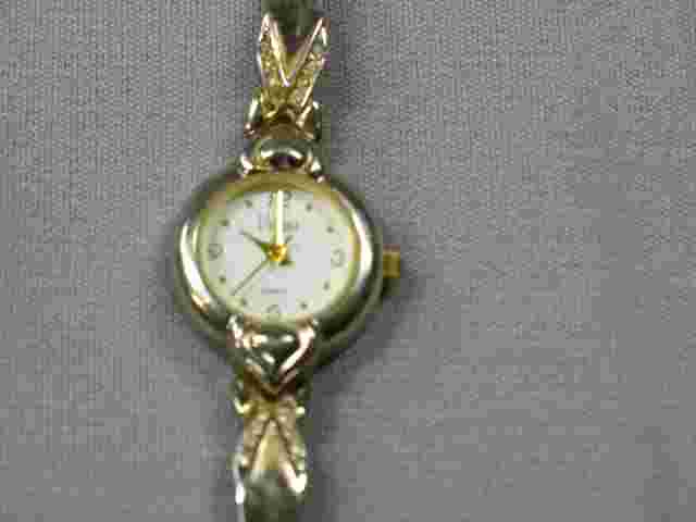 VIVANI Ladies Gold Tone Quartz Watch 10-1069 New Battery