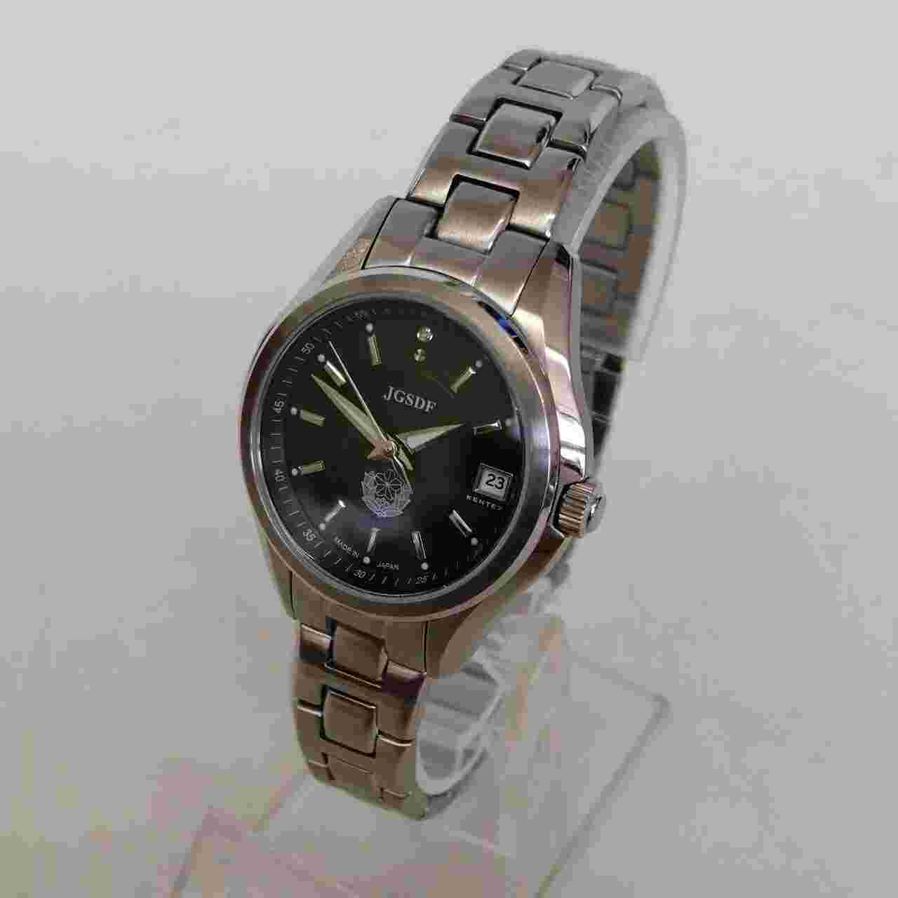 Kentex JASDF S789L Quartz Stainless Women's Watch Made in Japan Preowned