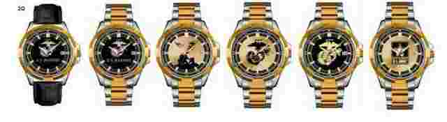 1  AQUAFORCE ANALOG QUARTZ WATCH 30M Water Resistant 24hr time #3V (3 FROM LEFT)