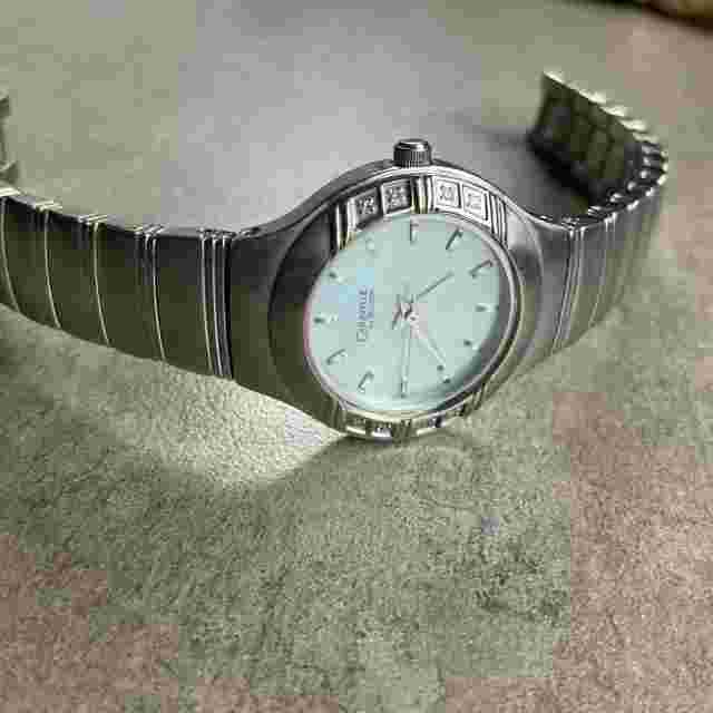 Caravelle by Bulova Women's Diamond Watch 43R001 MSRP $139.99 BK