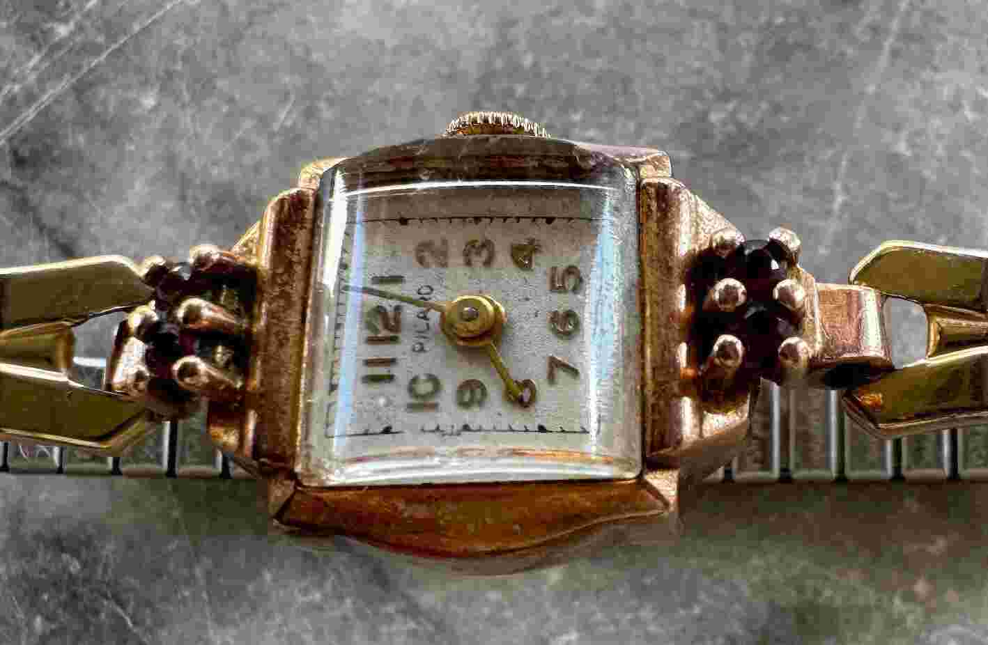 Vintage Picard Ladies 14K Gold Watch - Speidel Band