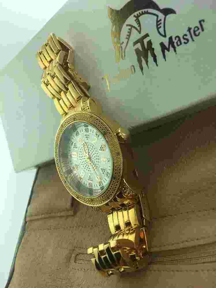 Techno Master Steel Diamond Watch TM-2132 0.12 ct