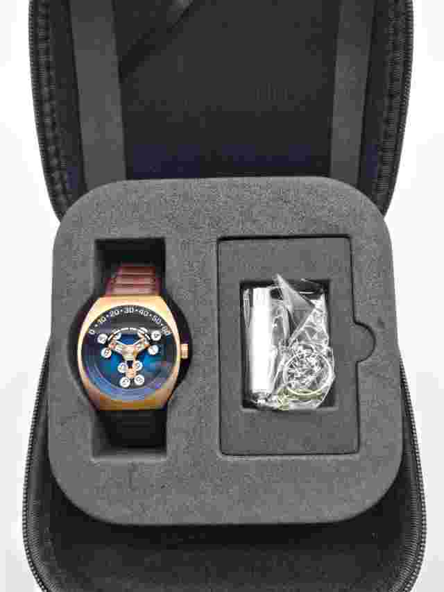 Xeric Scrambler Automatic Wandering Hour Rose Gold SCR-4477-13L