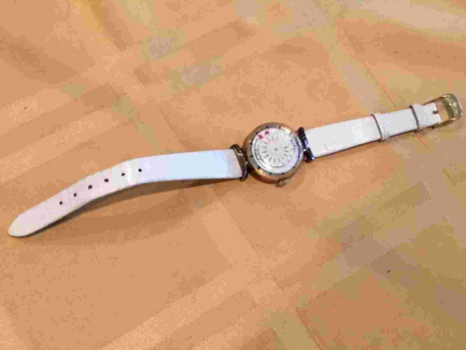 Borel Ladies “ Cocktail” Watch~ White Band~ Running