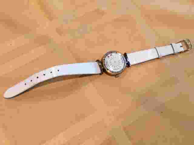 Borel Ladies “ Cocktail” Watch~ White Band~ Running