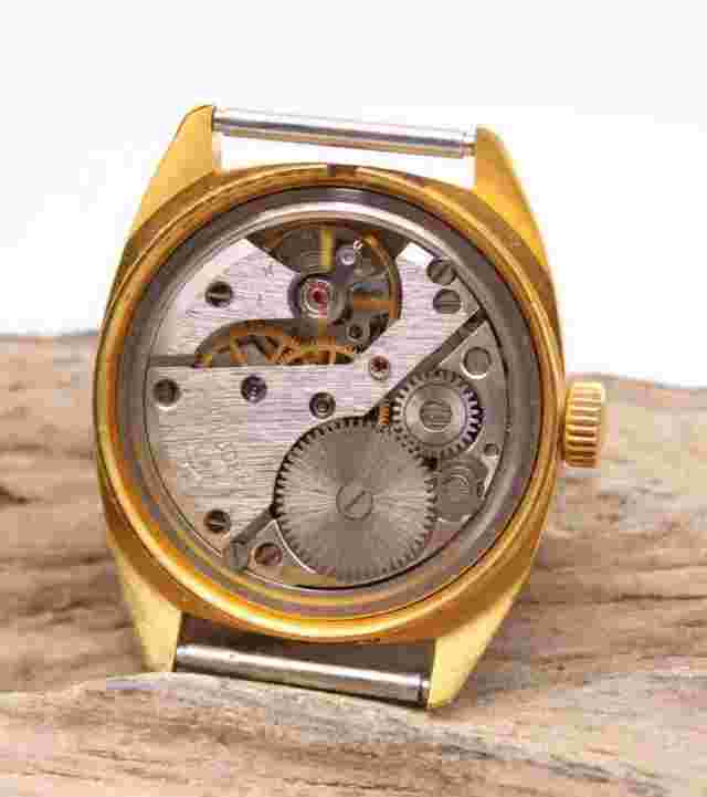VINTAGE CARDINAL 19j SHOCKPROOF WRISTWATCH FACE 33.4mm 18.3 LUG 2608HA RUNS(GE2)