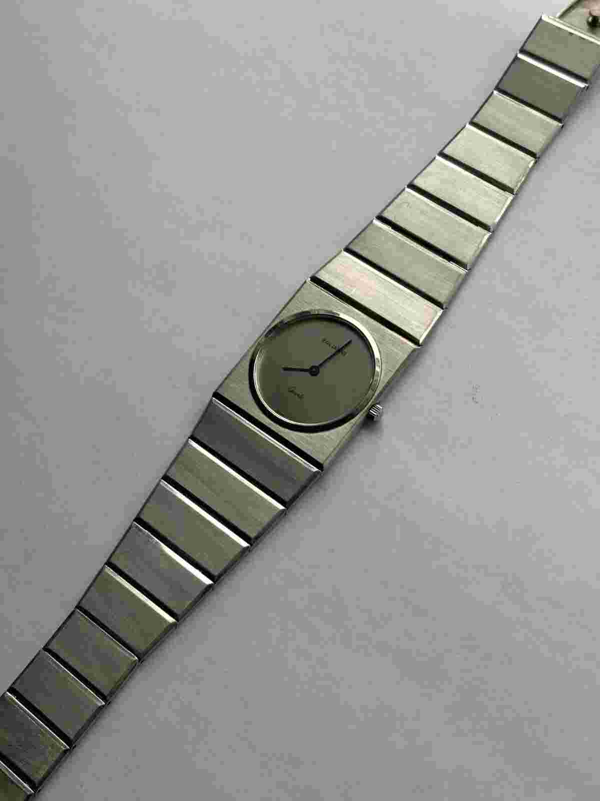 Jean Lassale Ultra Thin Luxury Wrist Watch - RARE - Stainless Steel - Running
