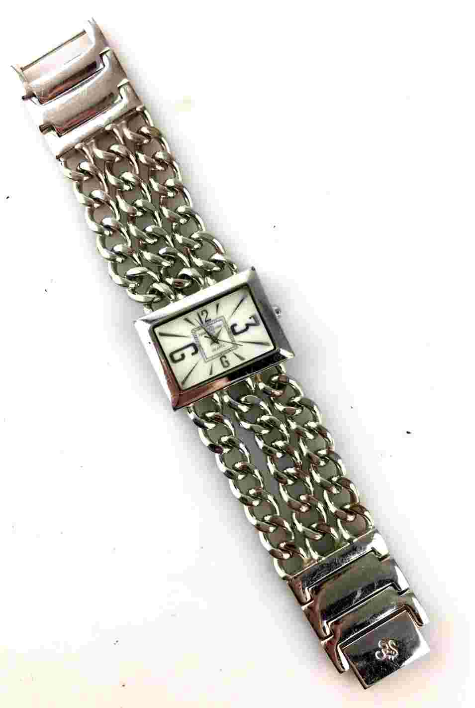Watch M&M First Emporio Quartz Women 32 mm Rectangular Steel Bracelet
