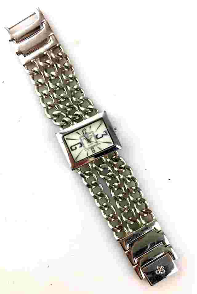 Watch M&M First Emporio Quartz Women 32 mm Rectangular Steel Bracelet