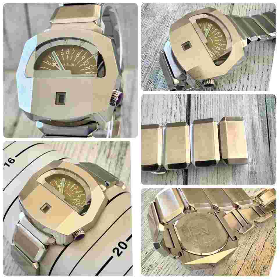 Paul Smith Iron Mask Watch Retro Style Battery Replaced Working Cleaned