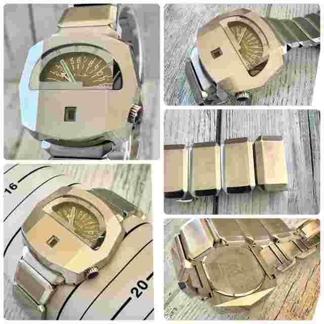 Paul Smith Iron Mask Watch Retro Style Battery Replaced Working Cleaned