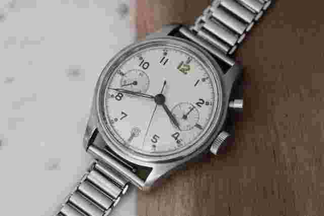 Series 1 Lemania HS9 Fleet Air Arm Military Chronograph c.1945