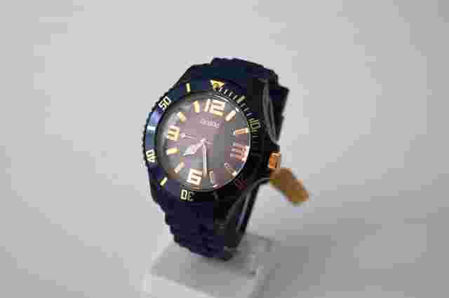 Oozoo Authentic Navy Blue Silicione RG 49mm Oversized C5028 Watch