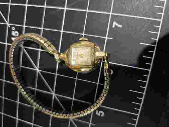 ladies miller incabloc wristwatch watch 10k rgp 10krgp gold mechanical vintage