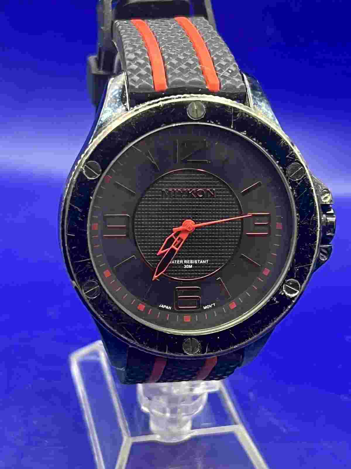 Miykon Red And Black Watch