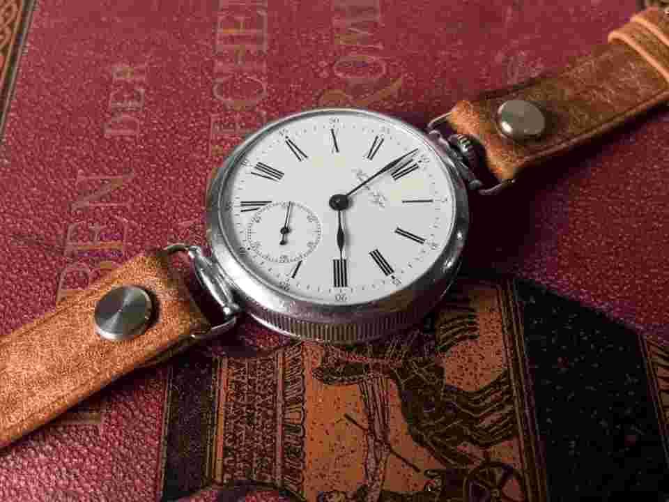 PAUL BUHRE Oversize 47mm 1900 20 Men Wristwatch Swiss Trench WWI Imperial Russia