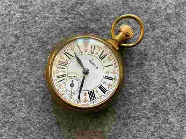 Vintage Sears Mechanical Wind Up Pocket Watch