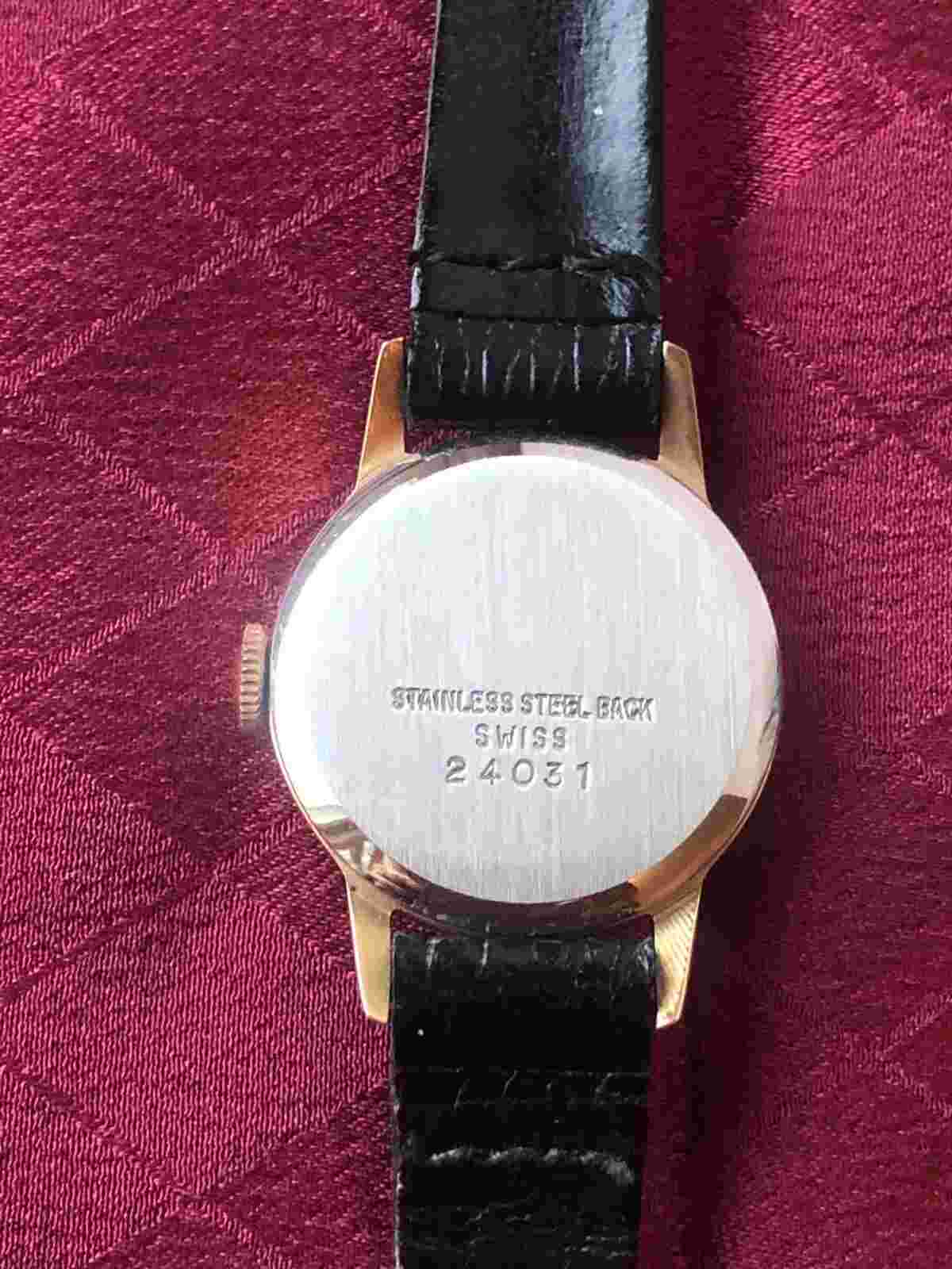 Walker 17 Jewels Incabloc Swiss Made Womens Wach Gold Plaque G 12 Not Test