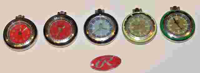 Mixed Lot of 5  Pocket Watches, Analog For Parts or Repair /As shown  #12