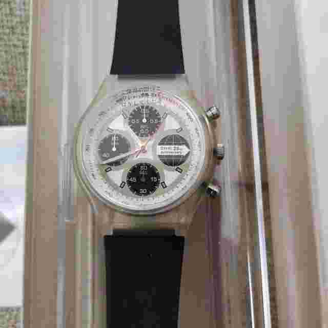 Rare HONDA Civic 25th Anniversary Watch Chronograph Wristwatch Battery replaced