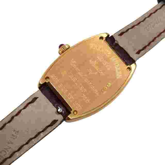 Frank Muller Tonneau Curvex Relief 2252B White Shell K18PG watch women TO146589