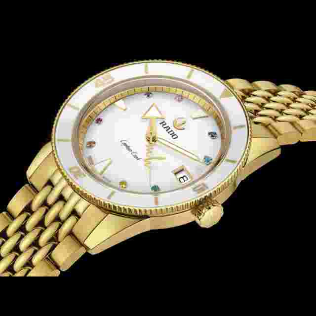 New Rado Captain Cook x Marina Hoermanseder White Dial Women's Watch R32117708