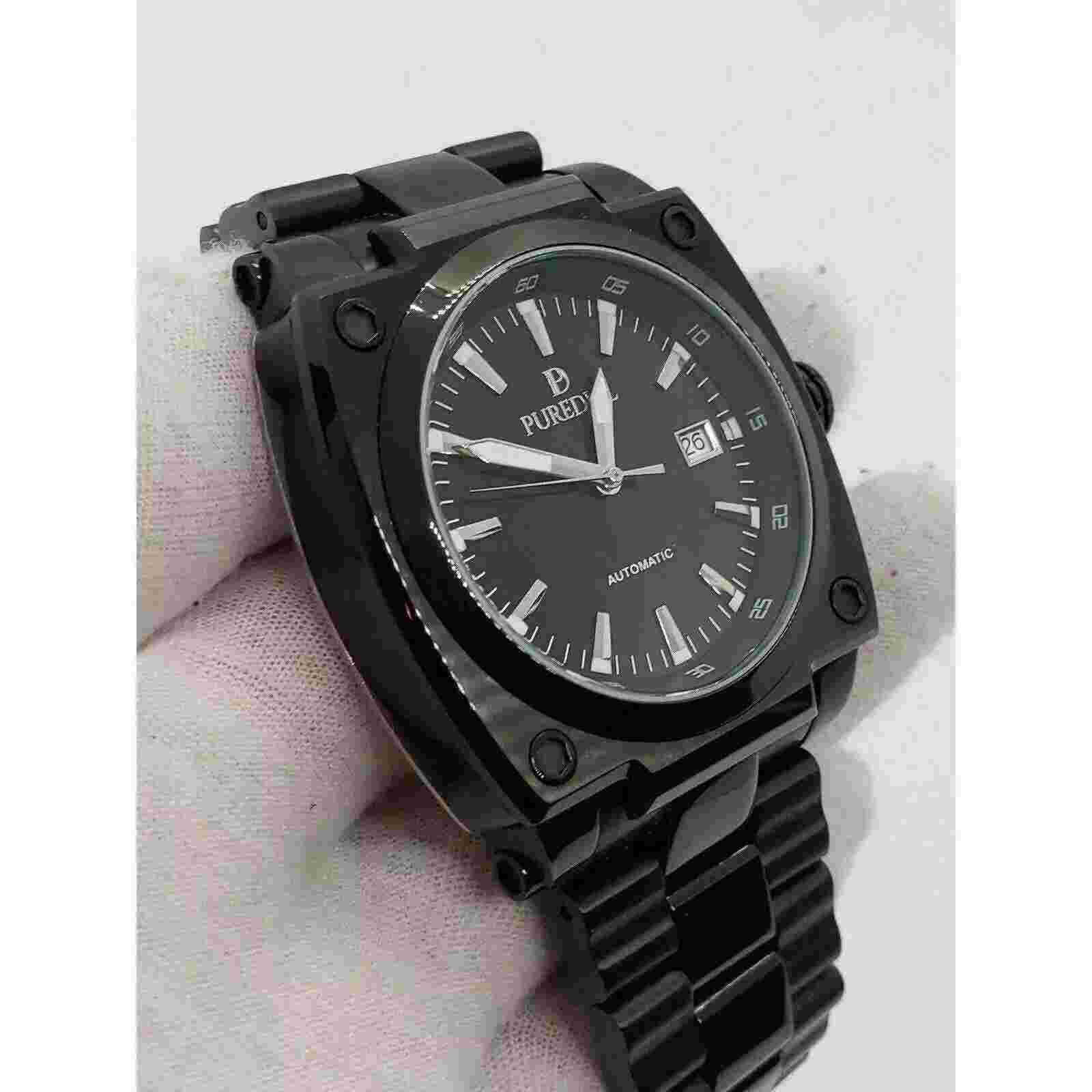 Puredial Watch Stainless Steel Case and Band Automatic Movement With Tags