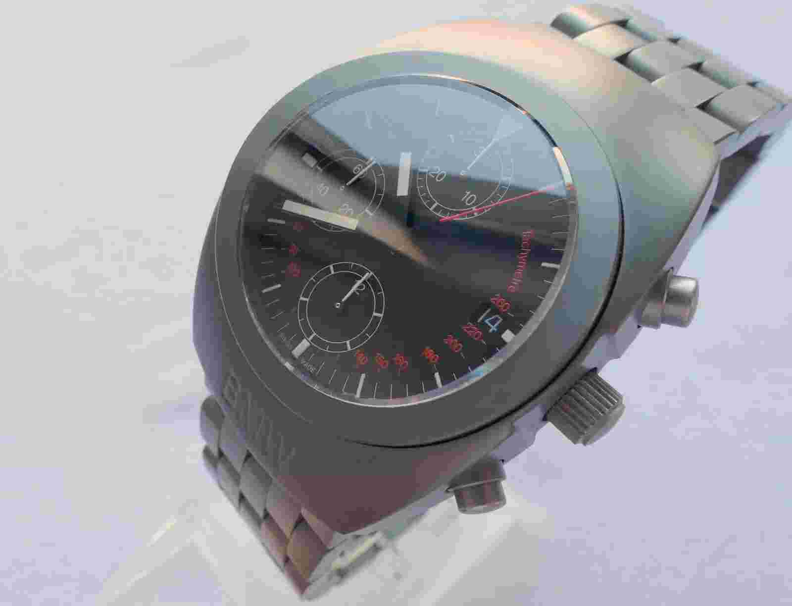 BMW Titanium Motorsport Racing Sport Car Accessory Automatic Chronograph Watch