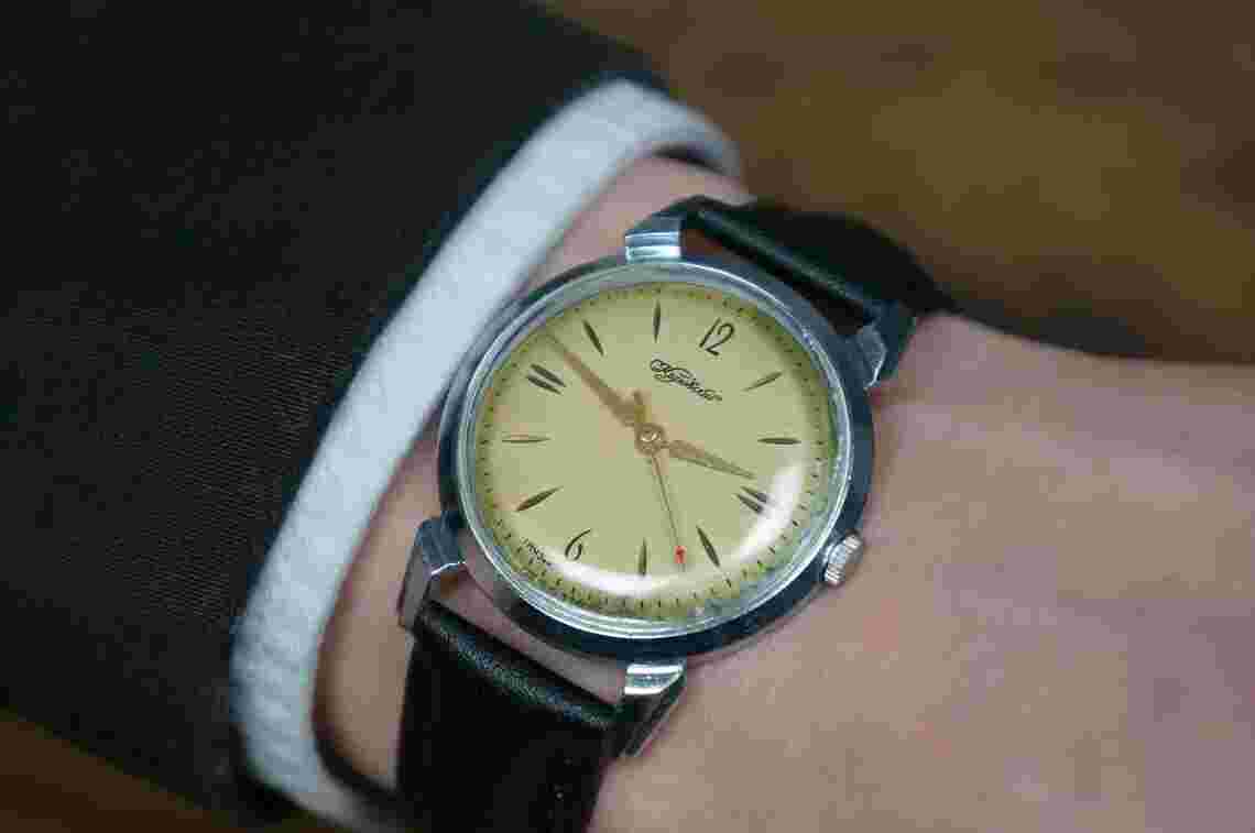 Kirovskie watch, USSR watch, 1 MChZ 1950s. Mens vintage watch, Retro watch