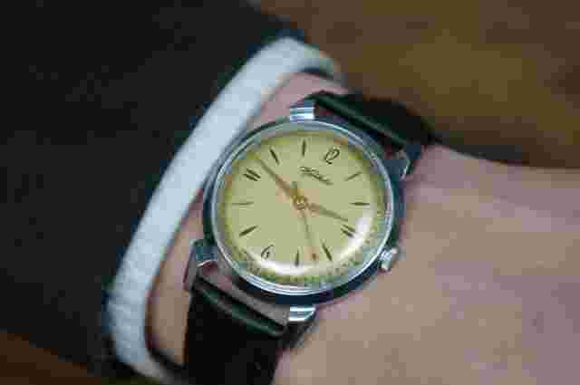 Kirovskie watch, USSR watch, 1 MChZ 1950s. Mens vintage watch, Retro watch