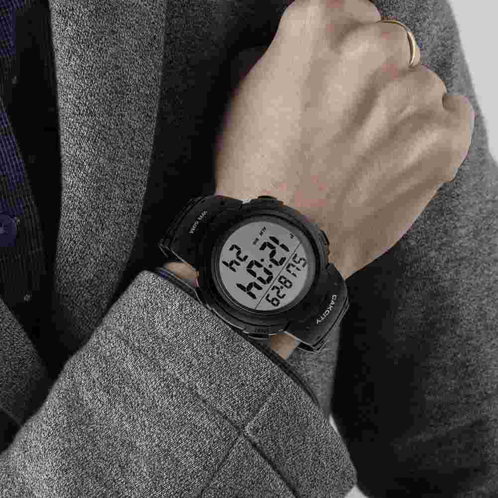 Waterproof Digital Sports Watch Men Military Tactical Waterproof LED Backlight